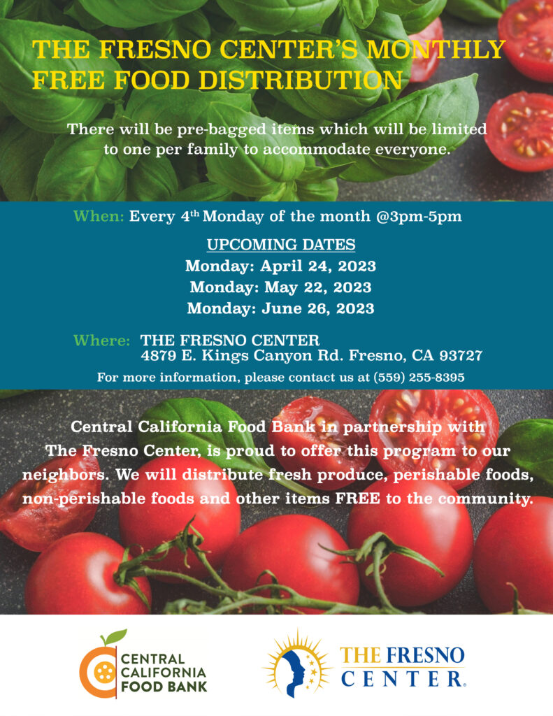 The Fresno Center Monthly Food Distribution fchip